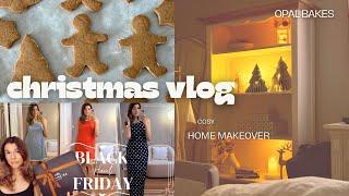 BLACK FRIDAY HAUL  HANDBAG UNBOXING + Festive Outfits  // Cosy CHRISTMAS DECORATING  VLOGMAS