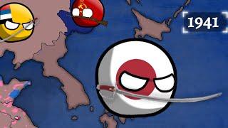 History of Japan and Its Neighbours (1900-2023) Countryballs