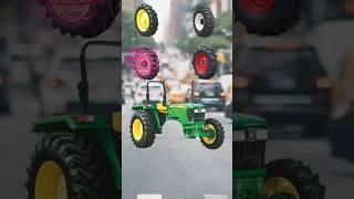 John Deere Tractor #youtubeshorts#youtube #mahindra #thar  || Thar love's like comment and Subscribe