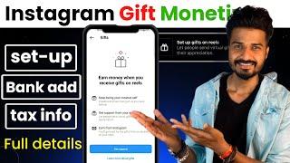 Instagram Gift Monetization Setup | Instagram Gift Form fill Step by Step