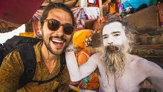 Interviewing SADHUS in India