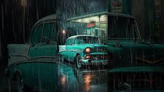 Relaxing White Noise of Rain on a 1955 Chevrolet Bel Air | ASMR Sleep Sounds & Classic Cars