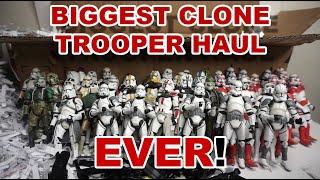 BIGGEST CLONE TROOPER HAUL EVER!! Unboxing 3 HUGE Toy Action Figure Hauls from the Mail!