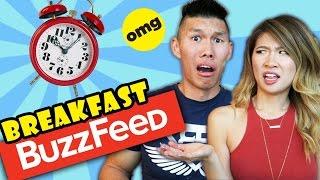 BUZZFEED BREAKFAST FOOD DIY RECIPES TASTE TEST - Life After College: Ep. 475