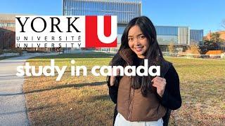 foreign student in canada // YORK UNIVERSITY VLOG
