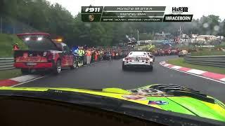 Kevin Estre Start onboard 24h Nürburgring 2024 Porsche 911 GT3 R