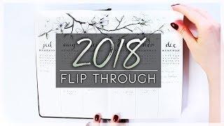 2018 Bullet Journal FLIP THROUGH