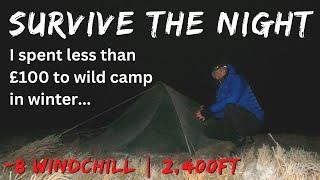 Survive The Night: I spent less than £100 to wild camp in winter
