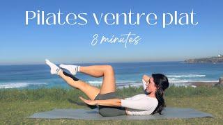 8 minutes de Pilates pour un ventre plat | Pilates intermédiaire