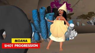 MOANA | Moana Shot Progression | Animation Breakdown | 3D Animation Internships