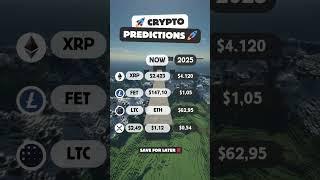  Crypto Projections 2025: XRP, FET, LTC, ETH – Ready for the next bull run?  #Cry...