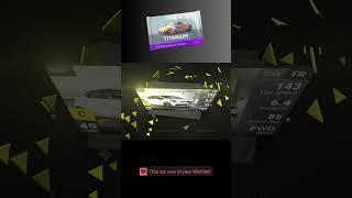 Unboxing My Wishlist Car: Titanium Pack Opening [Top Drives] #shorts #topdrives #packopening