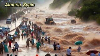 Heavy Rainfall in Almeria Causes Flooding in Balanegra Area