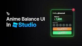 How to Design an Anime Balance UI in Roblox Studio