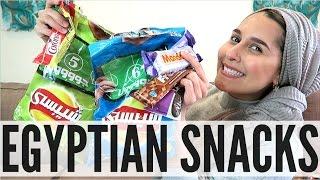 TRYING EGYPTIAN SNACKS