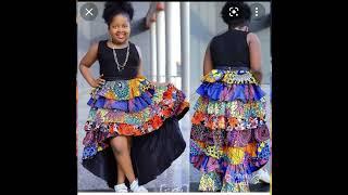 Ladies/girls Ankara Skirt And Plain Blouse Combination Styles.#stylesnaijahub