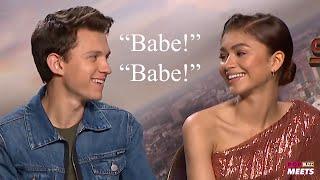 tom holland and zendaya being a married couple for 4 minutes and 12 seconds