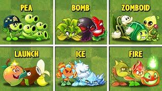 Random 20 Team 3 Plants Battlez - Which Team Plant Will Win? - PvZ 2 Team Plants