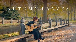 Autumn Leaves - solo guitar - Yenne Lee in Central Park, NYC