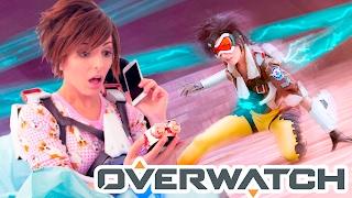 Tracer's Late to Overwatch School [Overwatch Live Action]