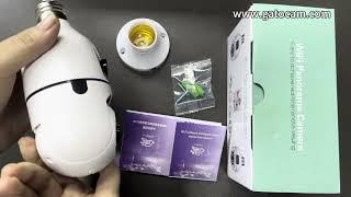 V360pro Dual lens WIFI Bulb camera smart phone setup installation Video