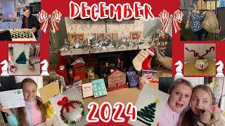 December 2024 Family vlog - Includes 3 Quick and easy Christmas crafts! Home Education UK