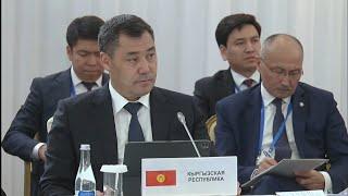 Речь Садыра Жапарова на саммите «Россия — Центральная Азия» в Астане
