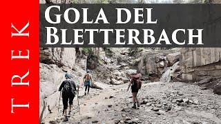 Nella gola del Bletterbach