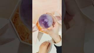 Top grade amethyst sphere #crystalshops #crystal #amethyst #crystalshopping