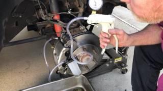 Bleeding Brakes with a Vacuum Pump