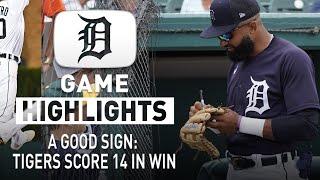 Spring Training Highlights: Tigers Win 14-8