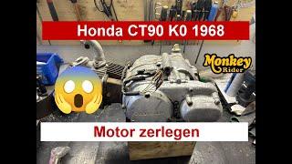 Honda CT90 K0 Hunter Cub 1968, 5. Zerlegen des Motors