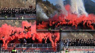 Ultras-Zrinjski Mostar (FK Igman Konjic 0:1 HŠK Zrinjski) 07.02.2025.