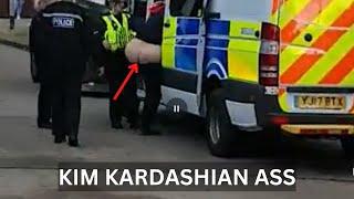 WOMAN ARRESTED SHOWING HER KIM KARDASHIAN ASS