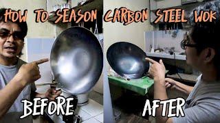 Paano mag Season ng Wok | How to Season a new Wok