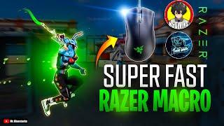 Razer Super Fast Sniper Macro For Free Fire || Bluestacks | MSI