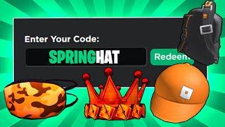 THESE ARE ALL *WORKING* PROMO CODES FOR ROBLOX AND FREE ITEMS YOU CAN GET!