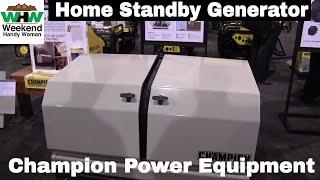 Champion Emergency Home Standby Backup Generator Power System | Weekend Handy Woman