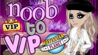 NOOB TO VIP ON NEW TR ACCOUNT| 1 YEAR STAR VIP! | MOVIESTARPLANET