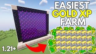 BEST GOLD & XP FARM for Minecraft Bedrock 1.21+