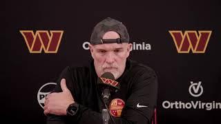 HC Dan Quinn Speaks to the Media the Day After the Loss to the Steelers | Washington Commanders