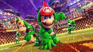 MARIO, PEACH, YOSHI, DONKEY KONG - WINNER? or LOSER? Mario Strikers Battle League CUP BATTLES