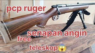 pcp ruger masih promo free teleskop