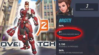 What RANK 1 BRIGITTE Gameplay Looks Like | Top 500 Brigitte Gameplay