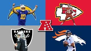 AFC West QB Rankings ft. Phil and Matt Simms