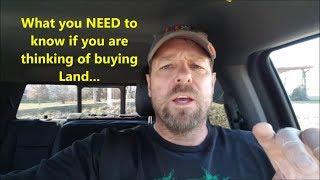 What you NEED to know if you are buying LAND! TAXES!!