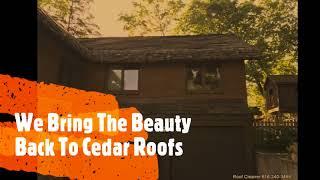 Cedar Roof Cleaning