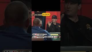 Tony G and Hellmuth go at it again  #poker #casino #gambling #viral #short #shorts #shortvideo #fun