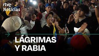 ELECCIONES VENEZUELA: DESESPERACIÓN frente a las EMBAJADAS VENEZOLANAS tras la VICTORIA de MADURO |