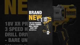 NEW from DEWALT® | 18V XR 3-Speed Hammer Drill Driver (DCD1007N-XJ)